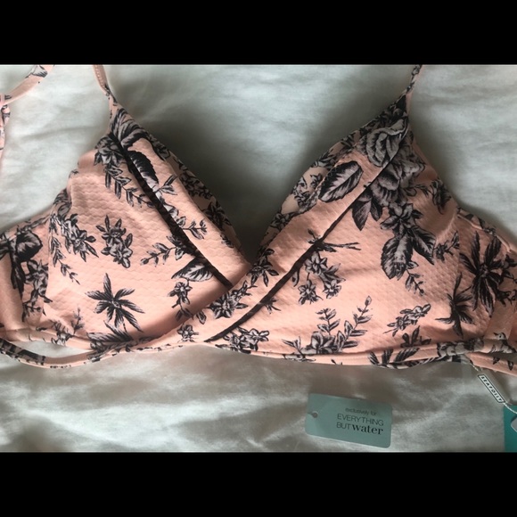 Never Been Worn Seafolly Peach Floral Bikini - Picture 6 of 8